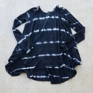 Altar'd State Black and White Tie Dye Long Sleeve.